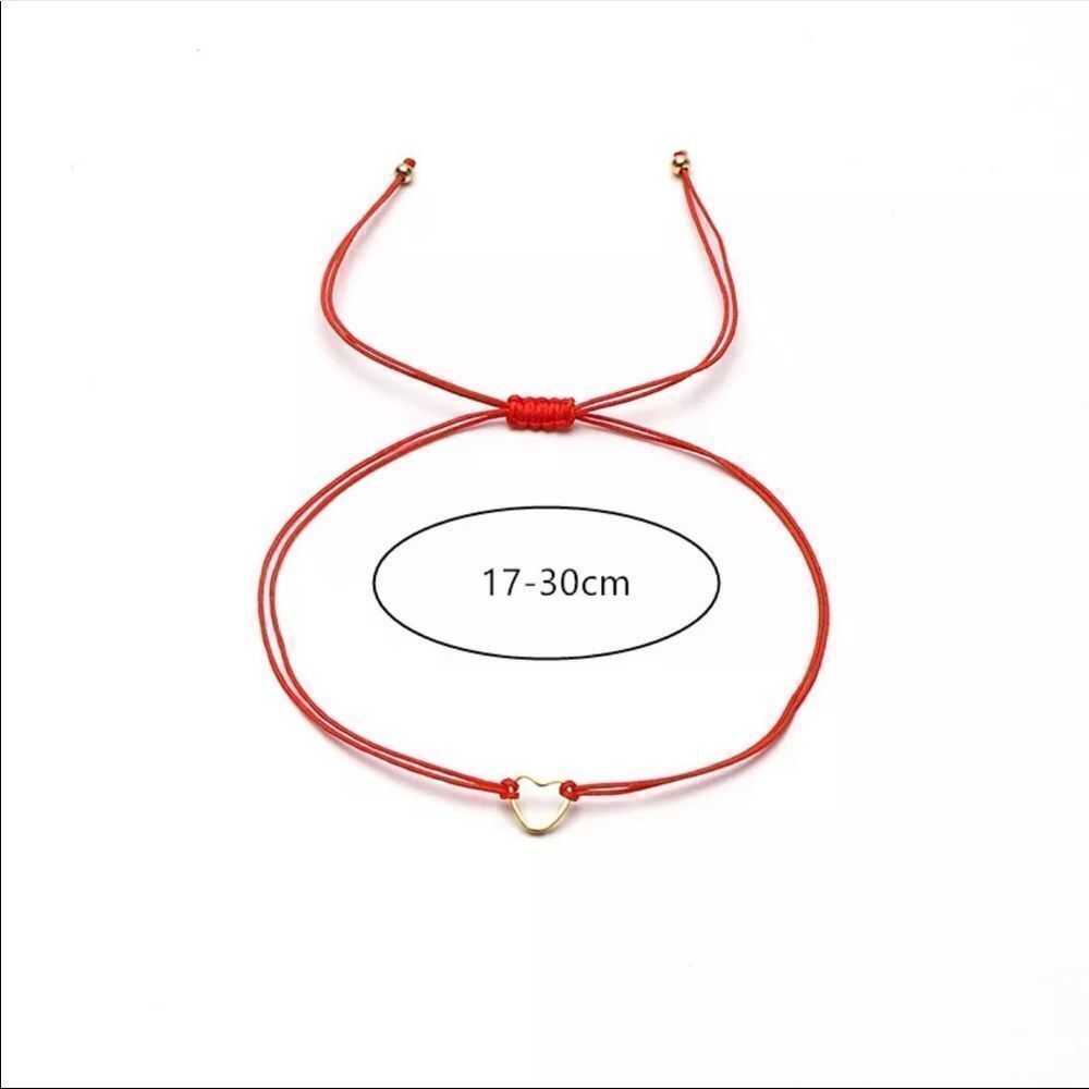 RED His & Hers Matching Rope Bracelets - Picture 5 of 11